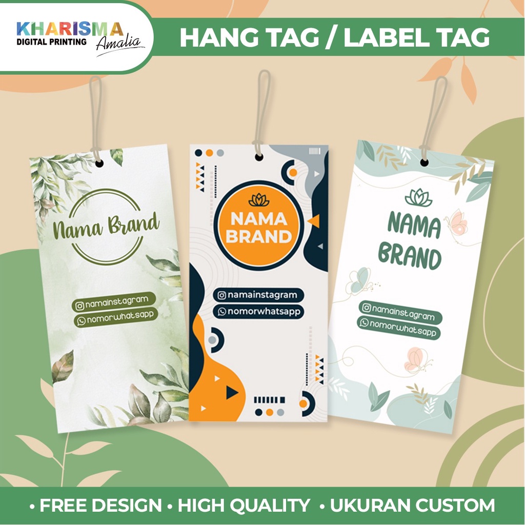 

CETAK HANG TAG LABEL BAJU FREE DESIGN 1 SISI