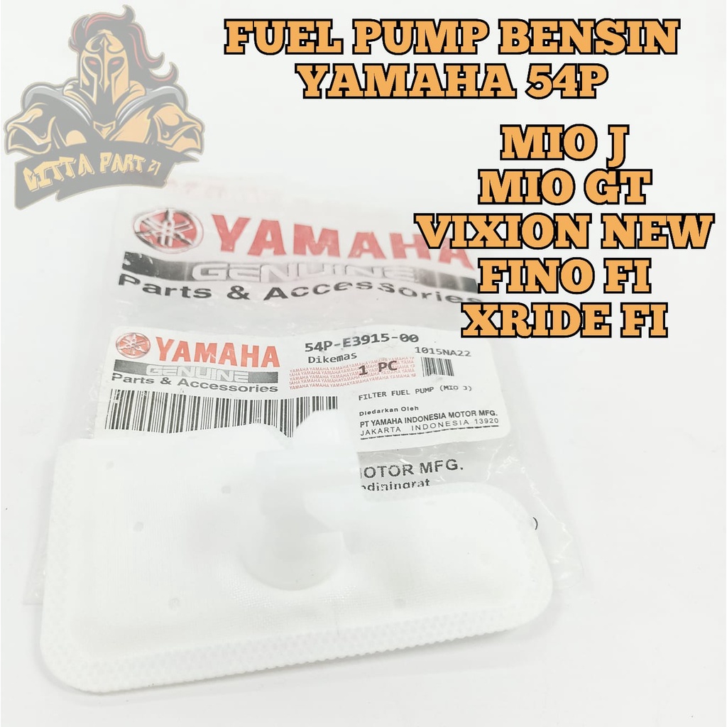 FUEL PUMP FILTER BENSIN YAMAHA 54P KUALITAS ASLI ORIGINAL YAMAHA YGP PRESISI BENSIN JADI BERSIH TIDAK BIKIN TERSUMBAT BAHAN BERKUALITAS ALIRAN BENSIN JADI LANCAR DAN DIJAMIN AWET MIO J MIO GT VIXION NEW FINO FI XRIDE X RIDE FI