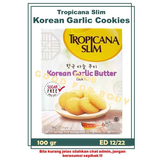 

Tropicana Slim Korean Garlic Butter Cookies 100 gr OnU ||Product Terkece