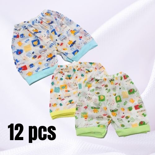 12 pcs Celana Pendek Bayi Celana Bayi Lusinan