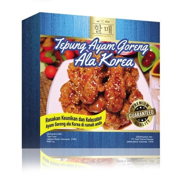 

Ds501D0 Paket Tepung Ayam Korea Halmae & Saus Tersedia 3 Macam Rasa - Spicy Gr0B1