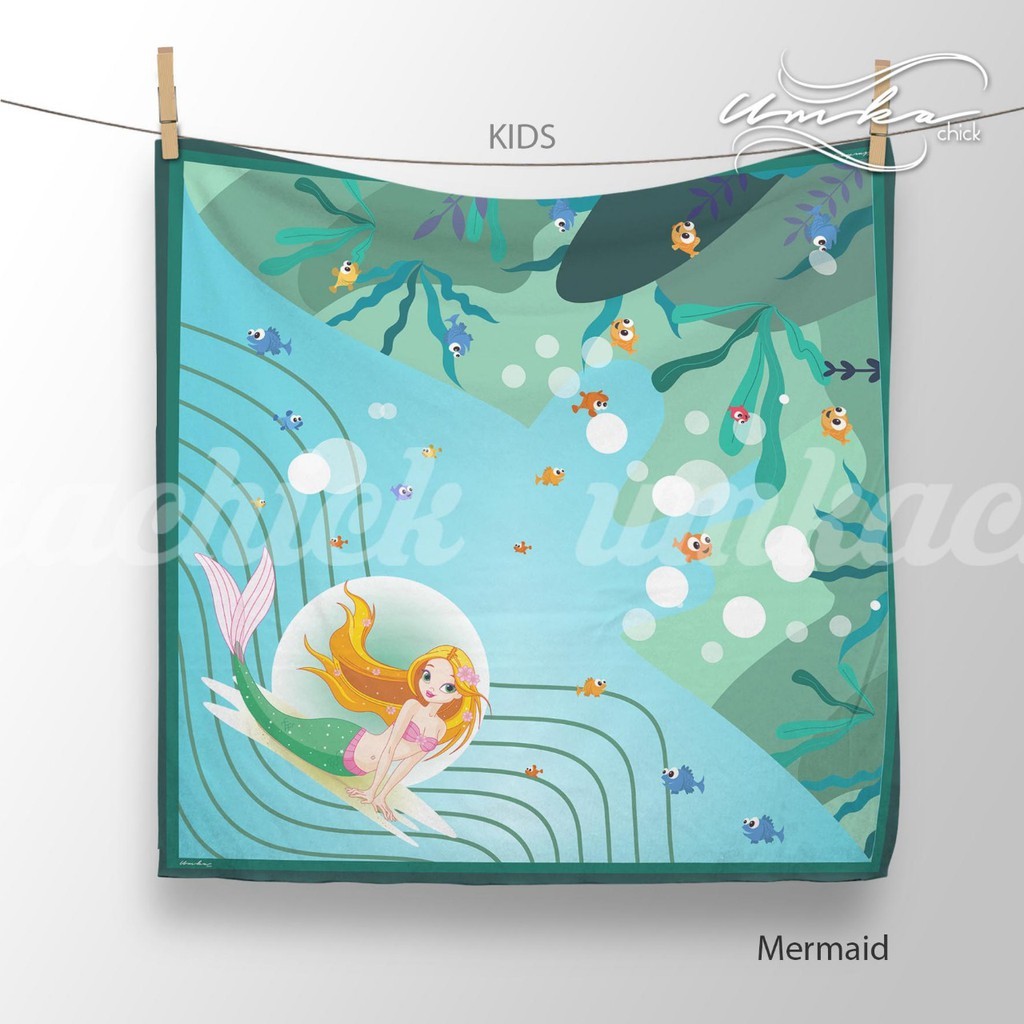 Umka Scraft Mermaid Jilbab Dialy Hijab Voal Kerudung Segi Empat Umakuka Original Kualitas Premium