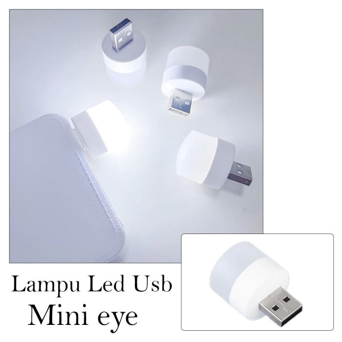 BELI 1 GRATIS 1 Lampu Mini USB Mini Eye Lampu Tidur Mini Portable Travel Lampu Baca Kecil LED Night Lamp