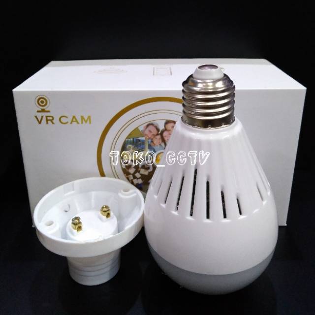 Cctv Wifi Lampu Bohlam Smart IP Camera Bohlam Kamera Spy Lampu