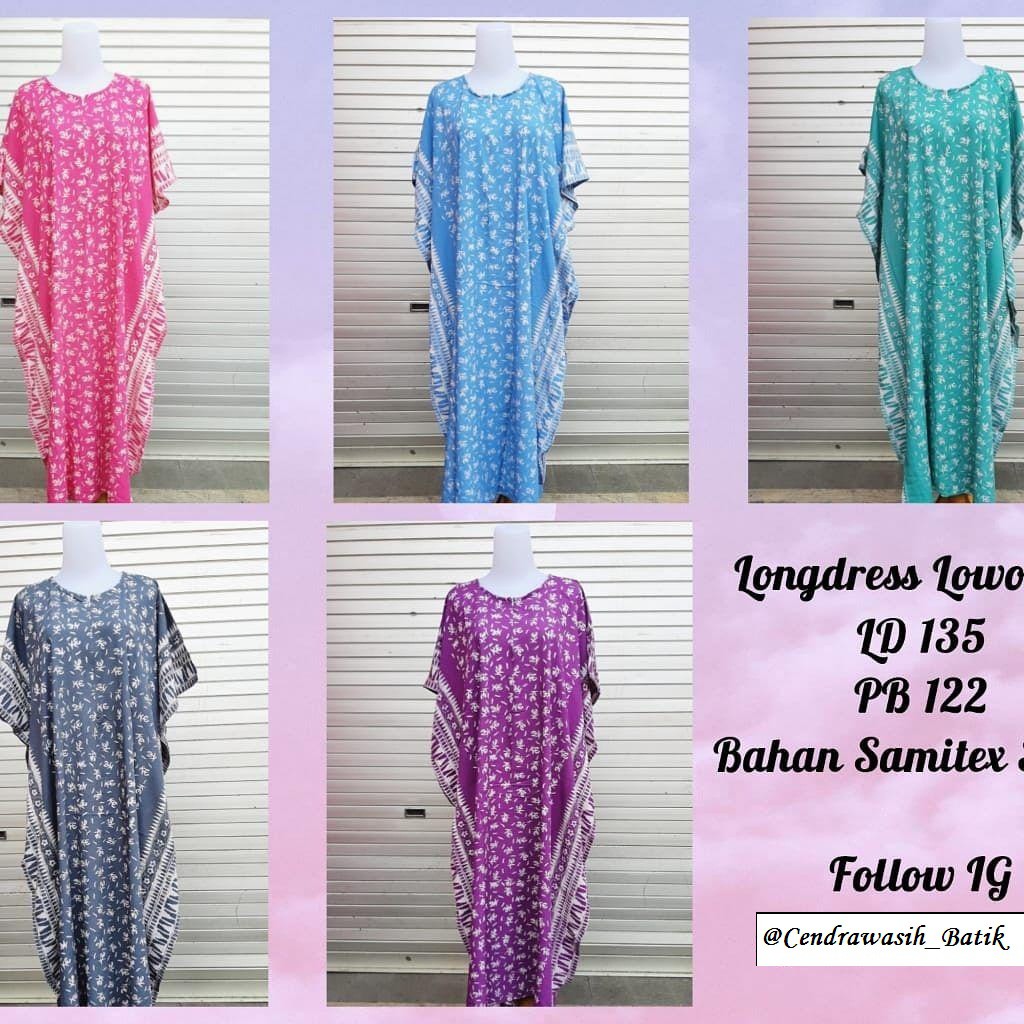 daster Lowo Cap motif daun 2