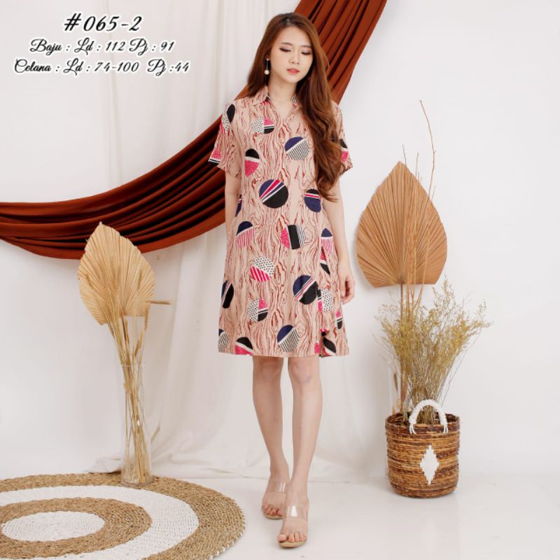 SETELAN RAYON CELANA PENDEK