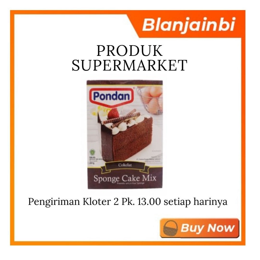 

Pondan Tepung Sponge Cake