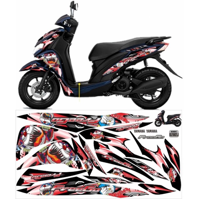 striping yamaha freego/decal variasi yamaha freego