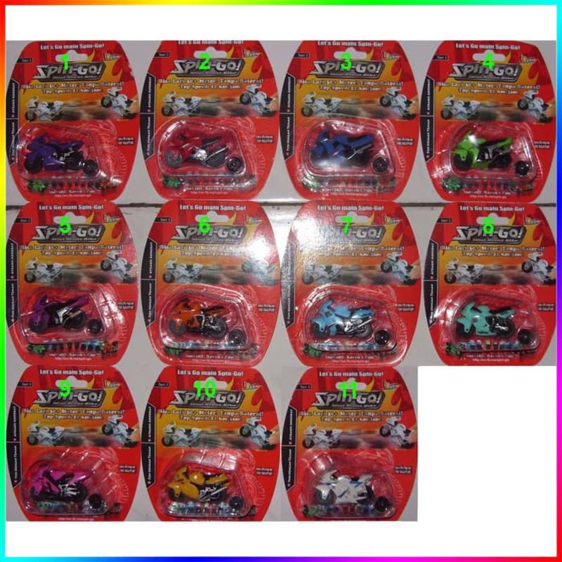 spin go motor mini stunt bike kecil