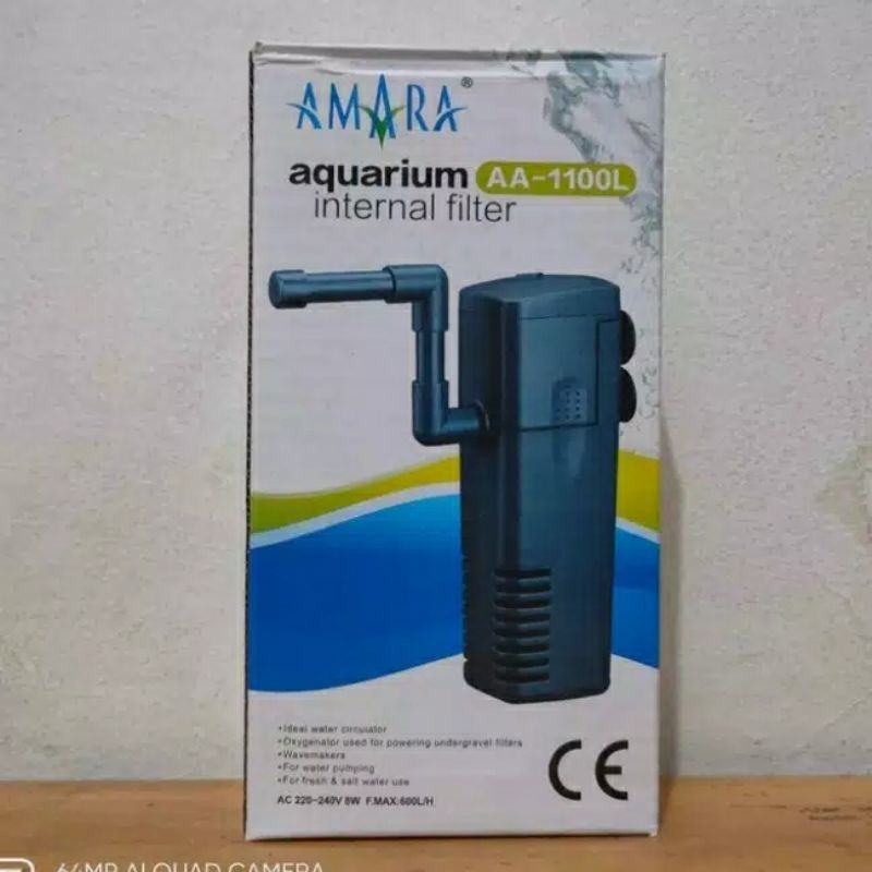 Mesin Pompa Filter Internal Aquarium AA1100L AA 1100 L Merk Amara