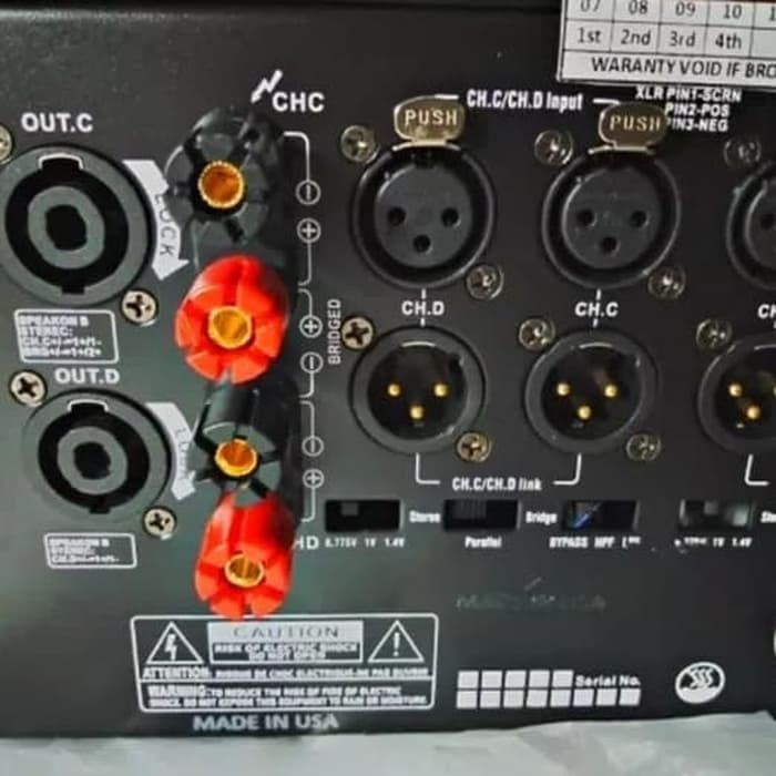 Matahari Electronic - TERBAIK Power Ampli Amplifier ASHLEY V41000 V 41000 + 4 Subwoofer
