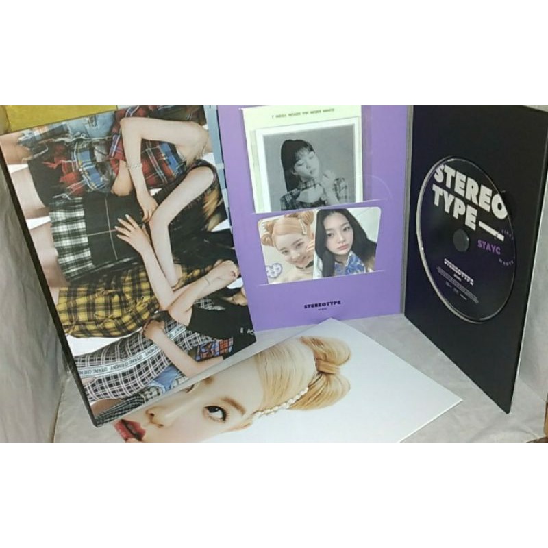 ALBUM ONLY STEREOTYPE VERSI A, SPC SEEUN, PC SIEUN, STRACH CARD SUMIN, POSTER SIEUN, FOLDED POSTER G