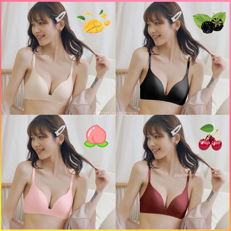 push up bra Cup Tipis Bra Mulus Pakaian Dalam Anak Perempuan Wirefree Adjustable Lingerie 203