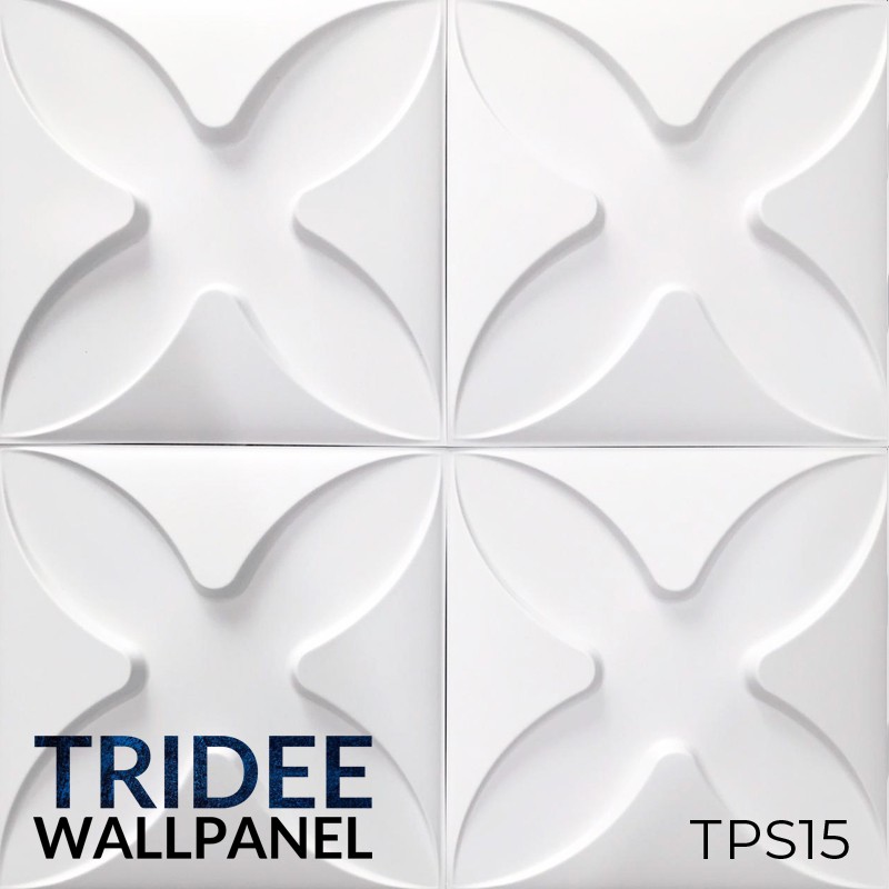 TRIDEE WALLPANEL 30x30 CM | WALLPAPER DINDING DEKORASI | WALL PANEL 3D DINDING PVC-7
