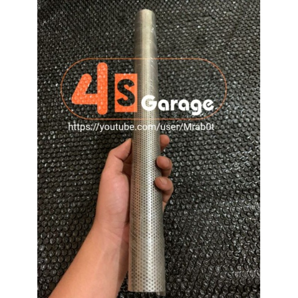 Pipa Saringan Knalpot Copy CMS GEN 1 Inlet 35mm Peredam Suara Kenalpot Racing Bobokan Adem Bass Gerung Copy CMS9-7
