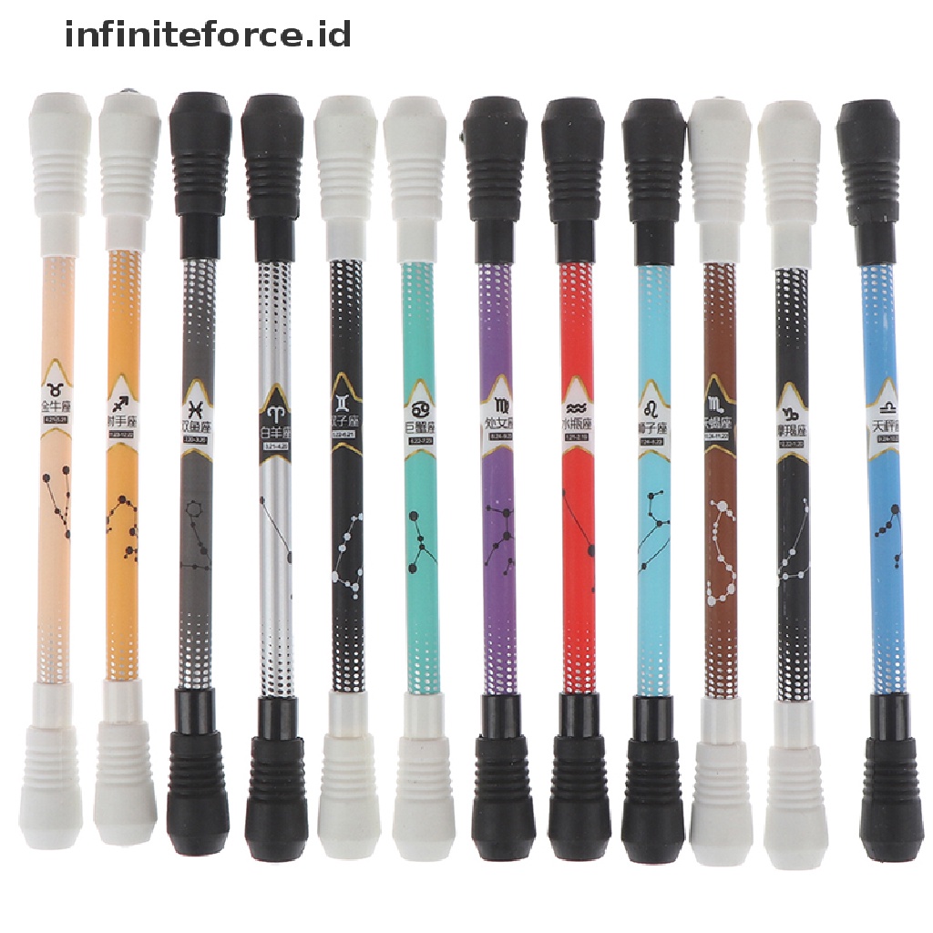 (infiniteforce.id) Pen Putar 0.5 Anti slip Permukaan Halus Untuk Menulis