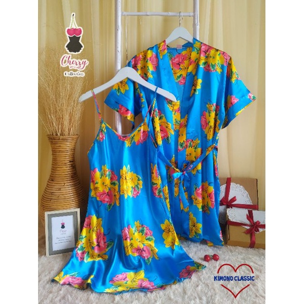 Baju Tidur Kimono Satin