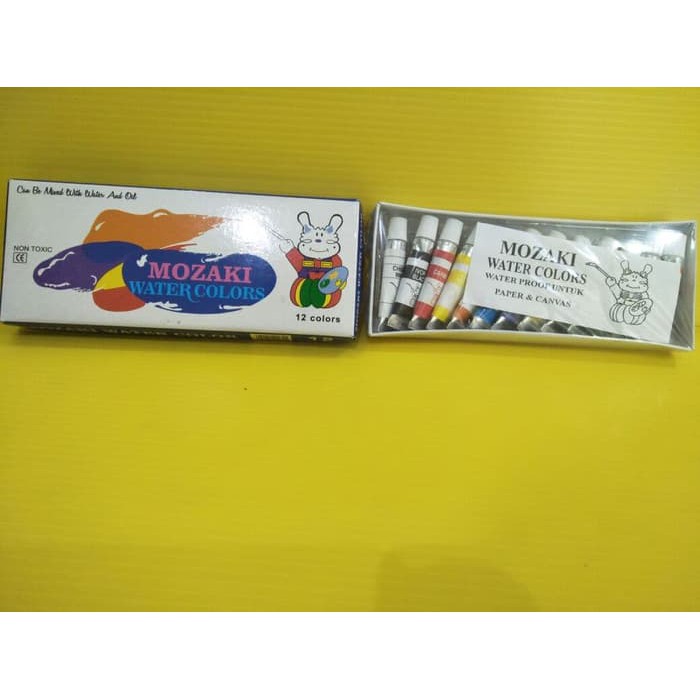 

Cat air Mozaki water colour 12w Bonus Kuas Eterna