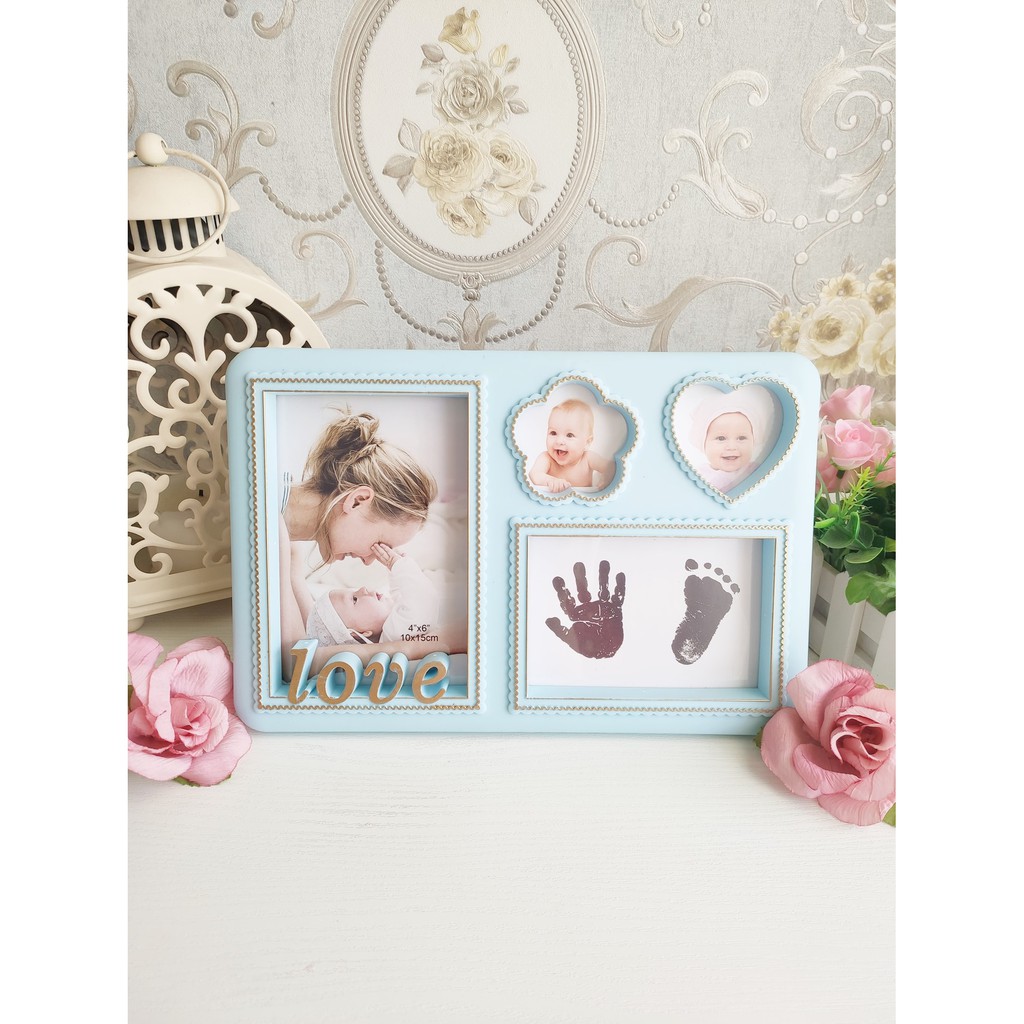 Baby Photo Frame With Stamp / Bingkai Meja Foto Pigura Bayi New Born