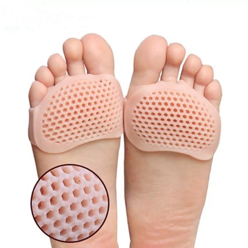 Insole Gel Anti Sakit 2 pcs kanan dan kiri Pelindung Kaki Depan Silikon Gel Anti Lecet Silicon Alas Kaki