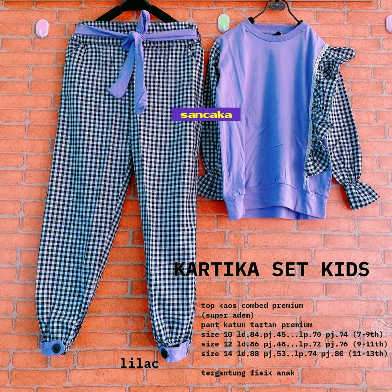 Kartika Set Kids by sancaka // setelan anak remaja.