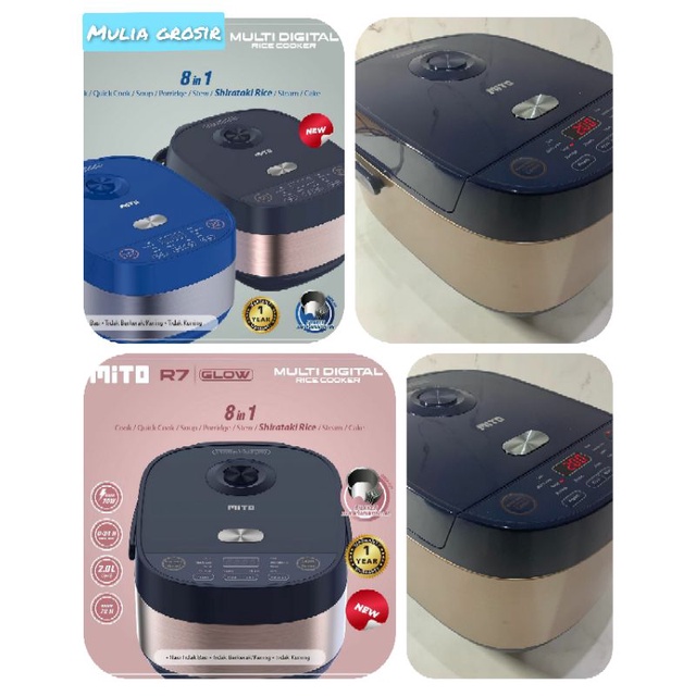 Magic Com Mito R7 Digital 2Liter / Rice Cooker Mito 2L