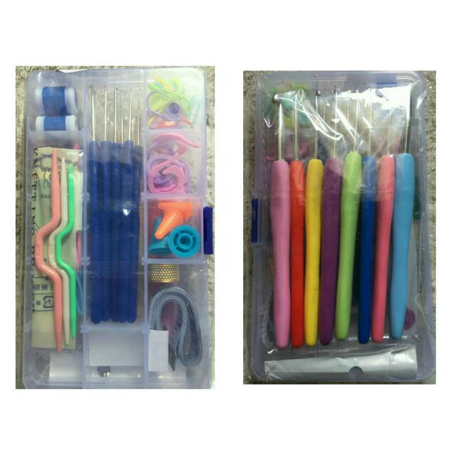 Alat rajut /hakpen set komplit + mika