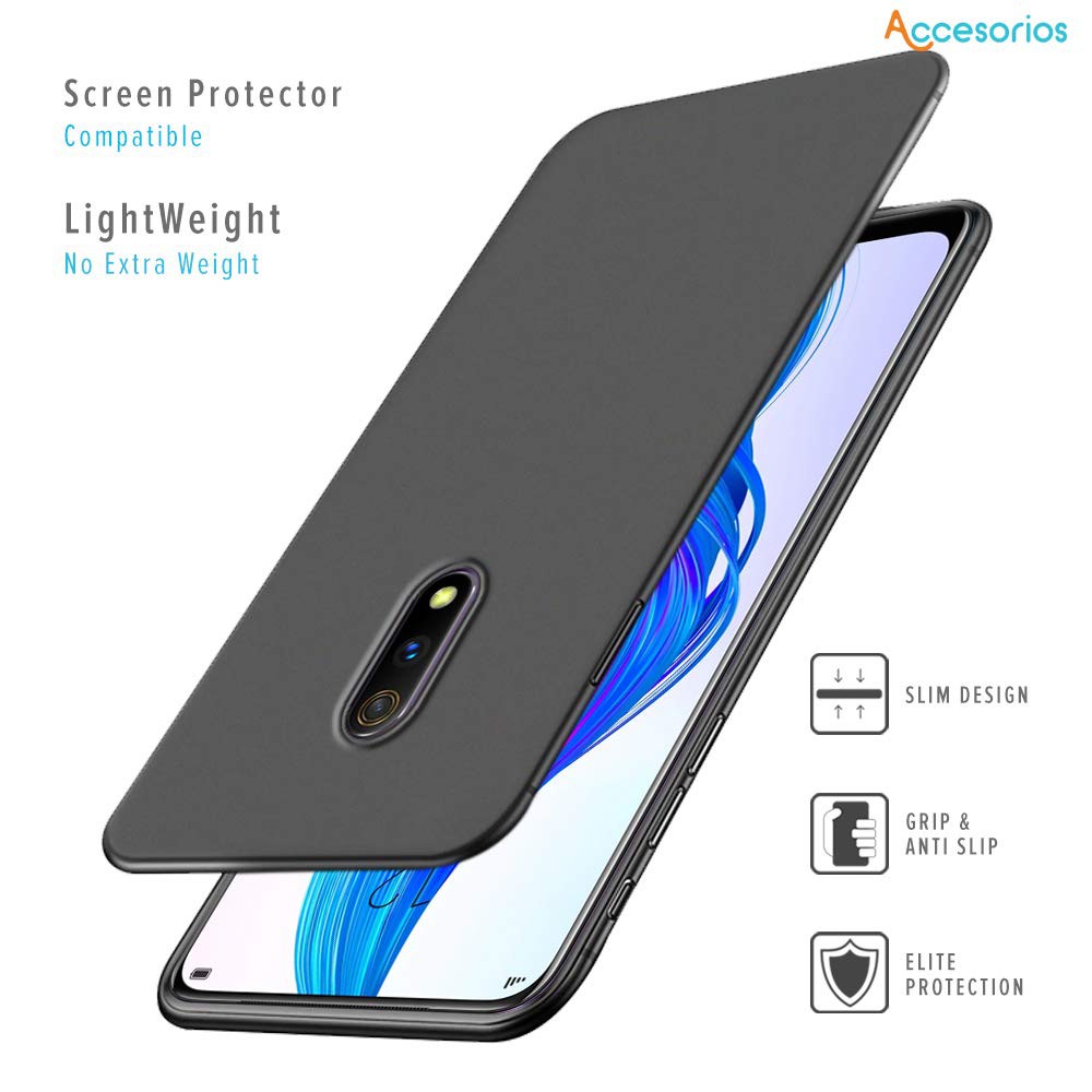 Case Slim Matte Softcase Realme X - Free Tempered Glass