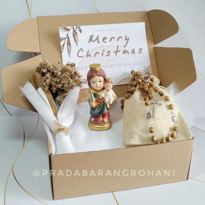 

Hadiah Natal/Kado Natal/Gift Box/Hampers Natal/Barang Rohani/Rosario Evistm789