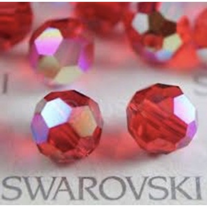 CRYSTAL SWAROVSKI ORIGINAL BEAD 5000 4 mm AB AURORE BOREALE 12 PC
