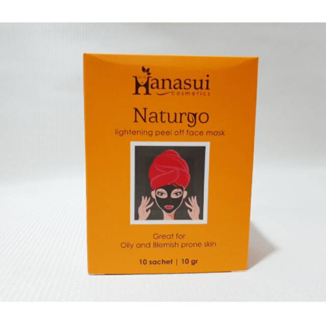 masker Hanasui Naturgo | 1 BOX Masker Lumpur | Masker Wajah | ORI 100% BPOM