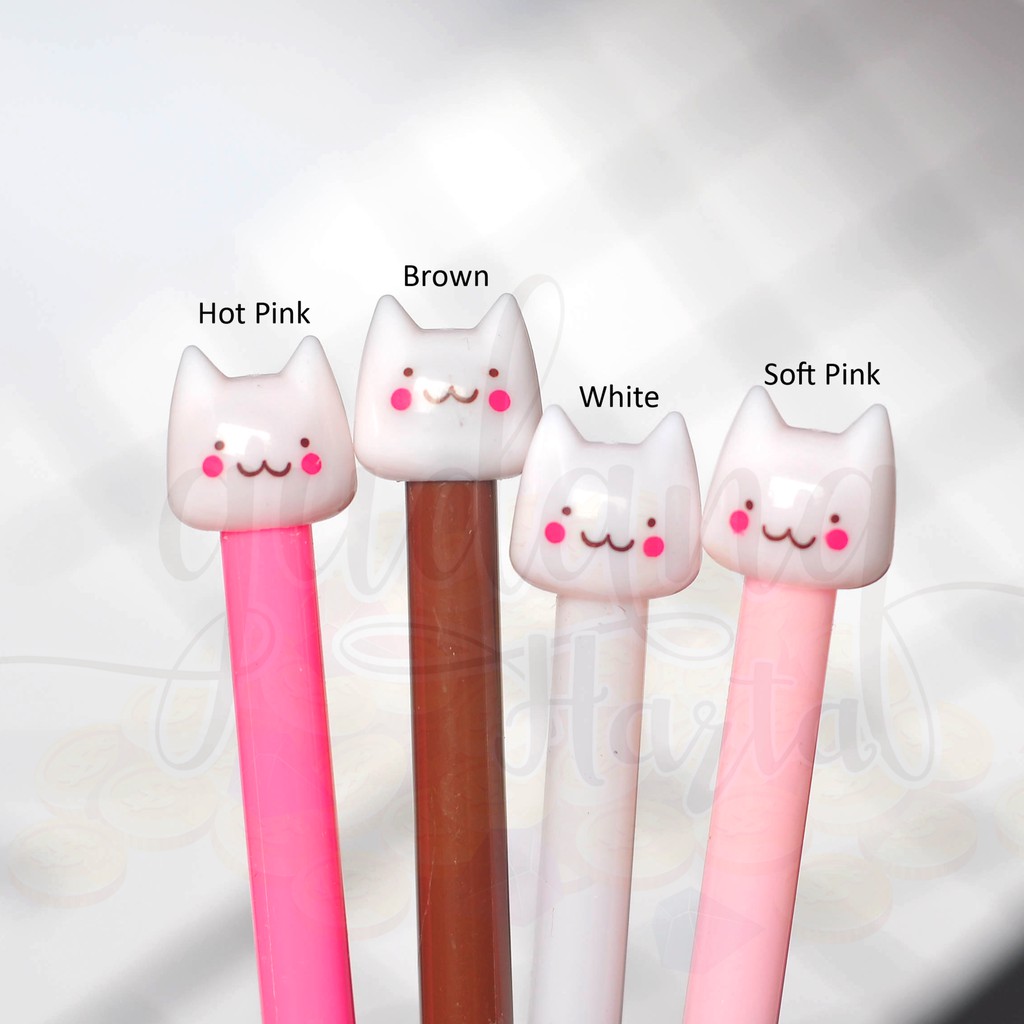 Pulpen Kucing Cat Lucu Simpel Unik Bolpen Ballpoint GH 307020