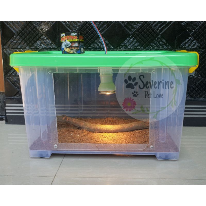kontainer Container box Modif Akrilik kandang landak mini kandang reptil reptile iguana kandang geck