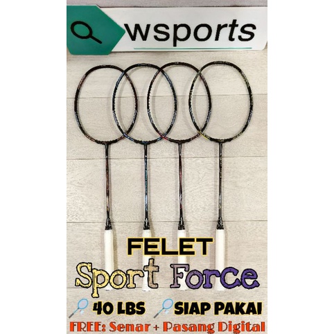 Raket Badminton Felet Sport Force Original