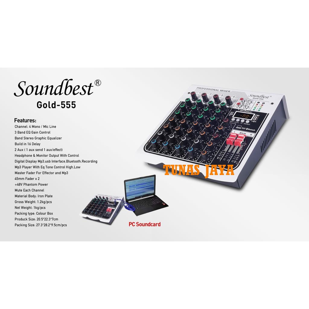 MIXER SOUNDBEST GOLD555 MIXER GOLD-555/MIXER SOUNDBEST GOLD 555 ORIGINAL