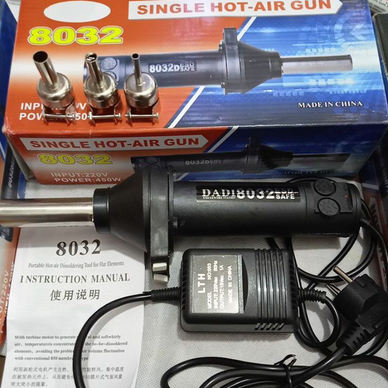 Solder Uap Porteble Blower 8032 15 Volt Ac 450 Watt Belower