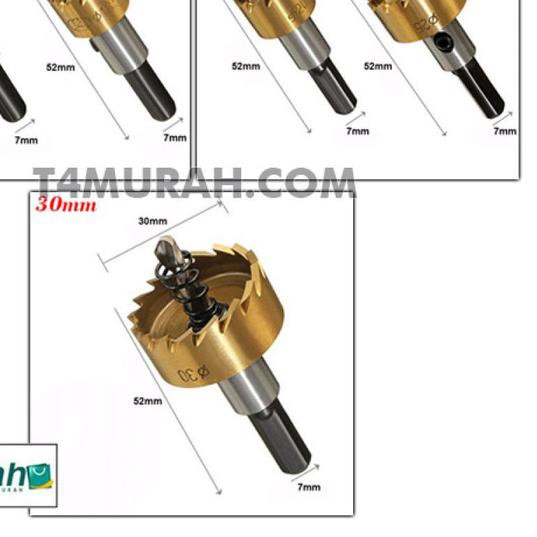 ✯ Hole Saw Besi Set Mata Bor Pelubang Besi ♟