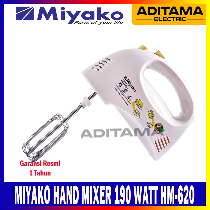 MIYAKO HAND MIXER HM-620/ HAND MIXER MIYAKO HM620 HM 620