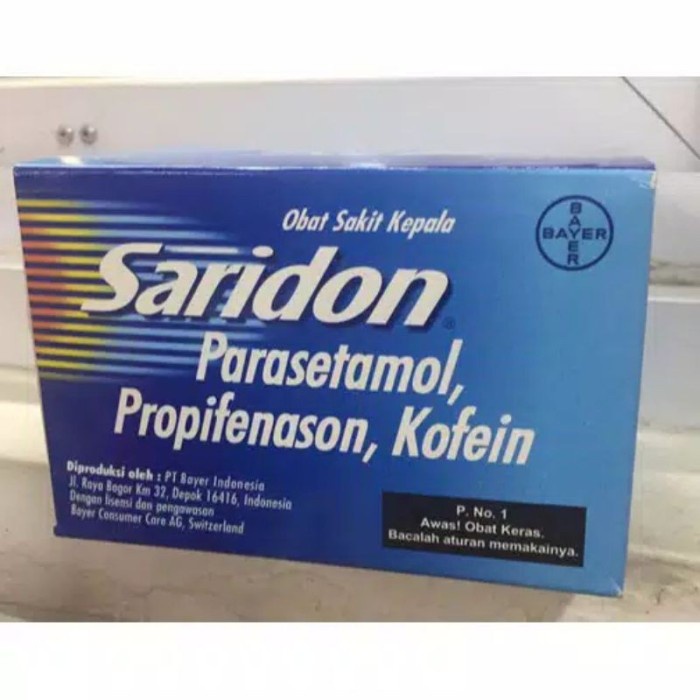 Saridon BOX