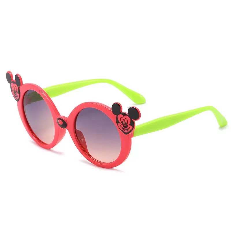 (Rowling)Kacamata Anak NewTrend/Fashion Anak Unisex Terbaru Mickey Mouse High Quality Import-Ka-75 Merah/hijau