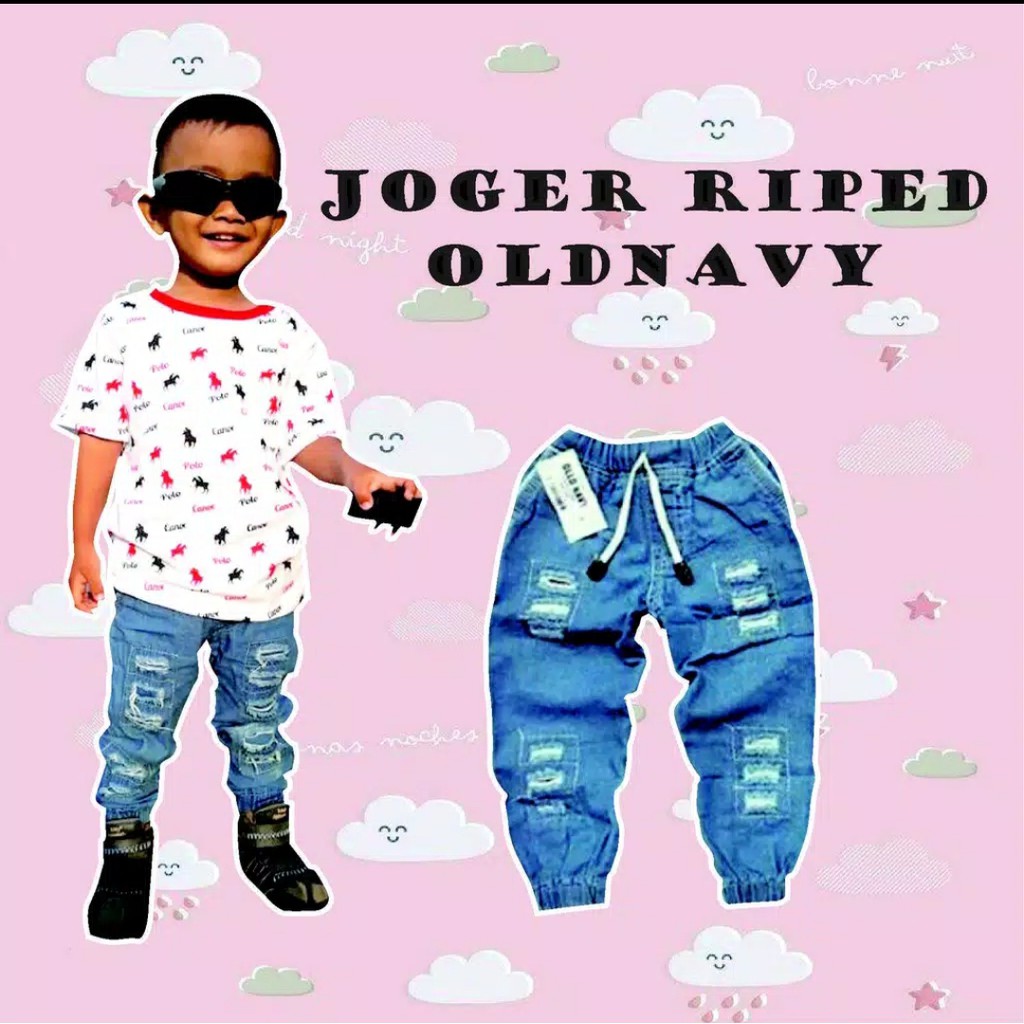 Celana Anak Jogger Riped Oldnavy