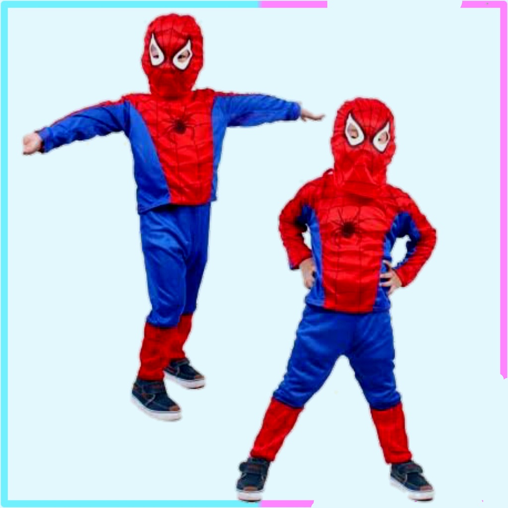 Kostum Spiderman Anak Laki Laki