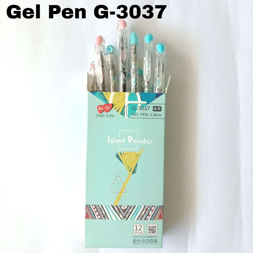 

Bulpen Gel Hitam/Gel Pen G-3037/Lovein