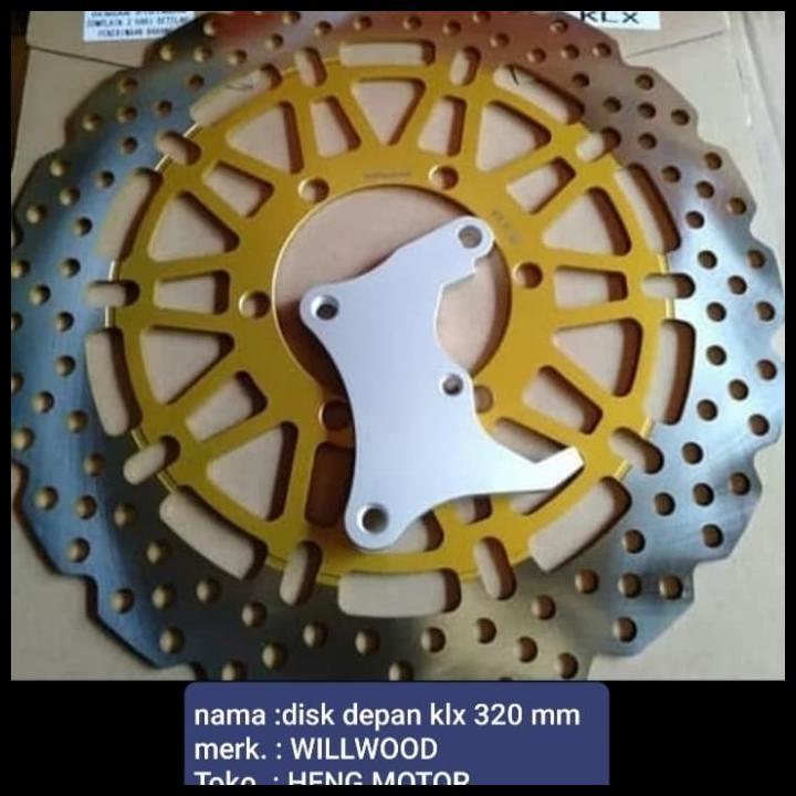 Disk Piringan Cakram Depan Klx D Tracker 320 Mm Cakram Klx Supermoto