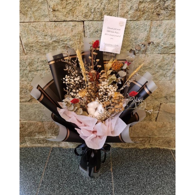 

dried flower bouquet, buket bunga kering, bunga kering, buket bunga
