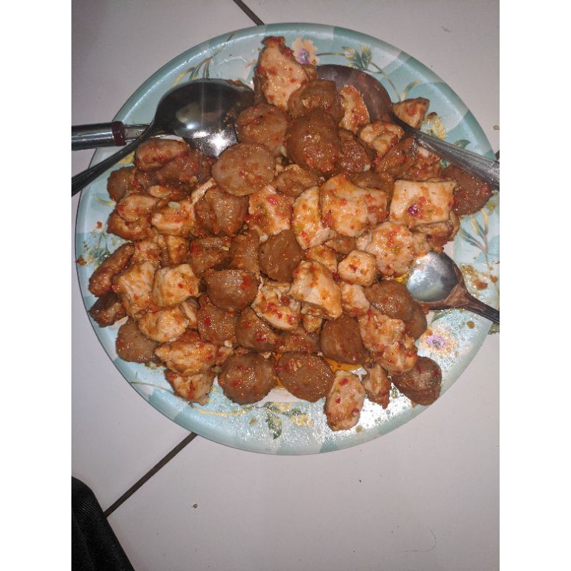 

pentol ayam baso pedas hot