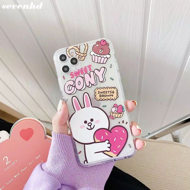 Case Bening TPU Motif Brown Bear Redmi Note 8
