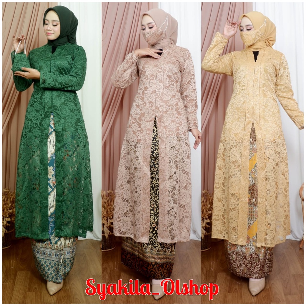 Jual Setelan Kebaya Pesta Brokat Hayati Mj Kebaya Kutubaru Kebaya Busui Kebaya Original