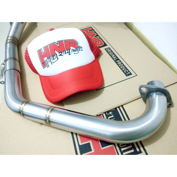 Knalpot Racing Kompetisi HNR Product type Trioval Shark untuk Honda TIGER