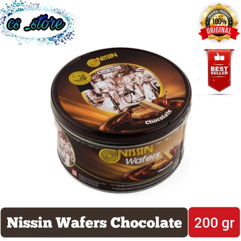 

Nissin Wafer Chocolate 200 gr - kaleng